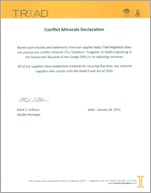 Conflict Minerals Declaration